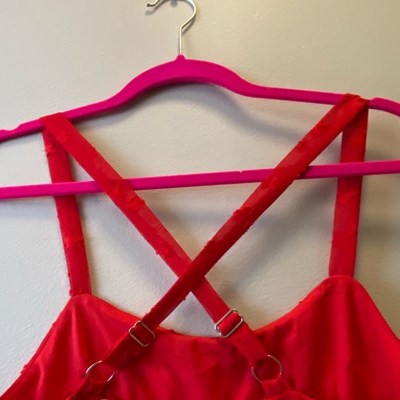 🆕 REVOLVE by the way. Makayla Star Mini Dress in Red - Picture 7 of 10